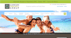 Desktop Screenshot of cancuntravelgroup.com